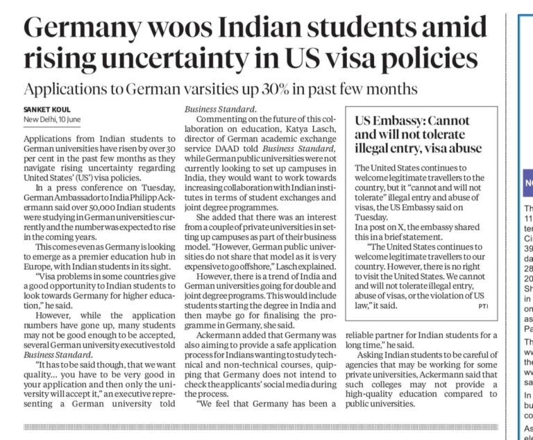 Why Indian Students Are Choosing Germany Over the US in 2025